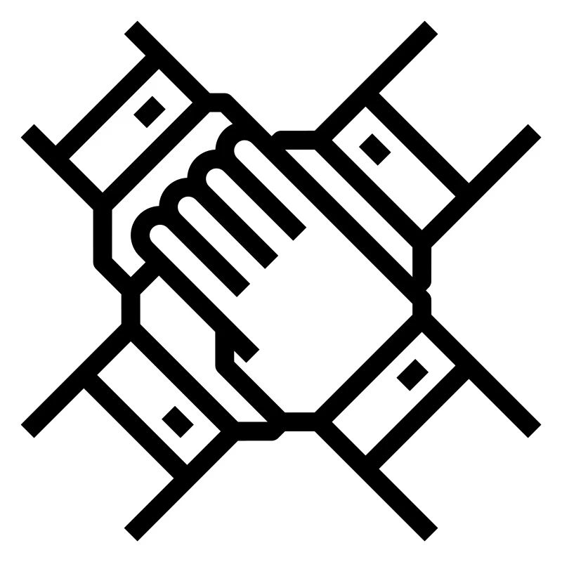 Idée de cadeau de cohésion d'équipe mains