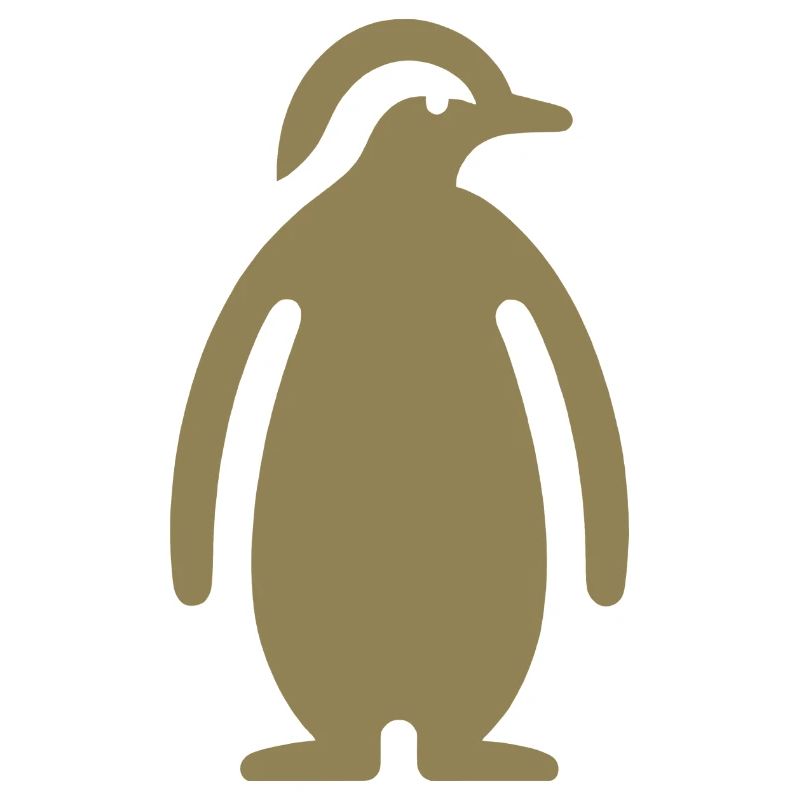 Penguin Silhouette Elegant Design
