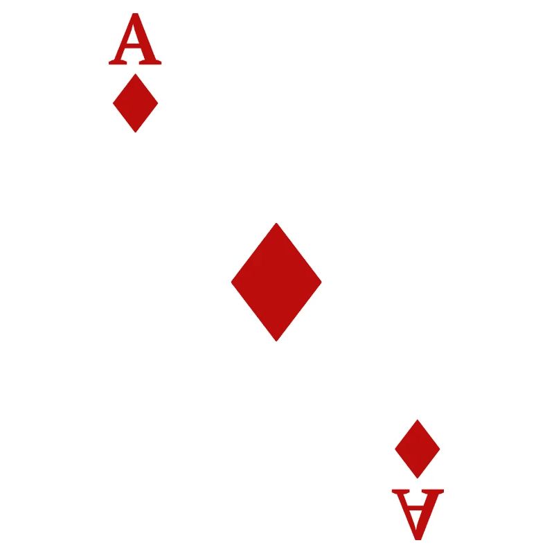 Spielkarten Kontrast - Karo-Ass