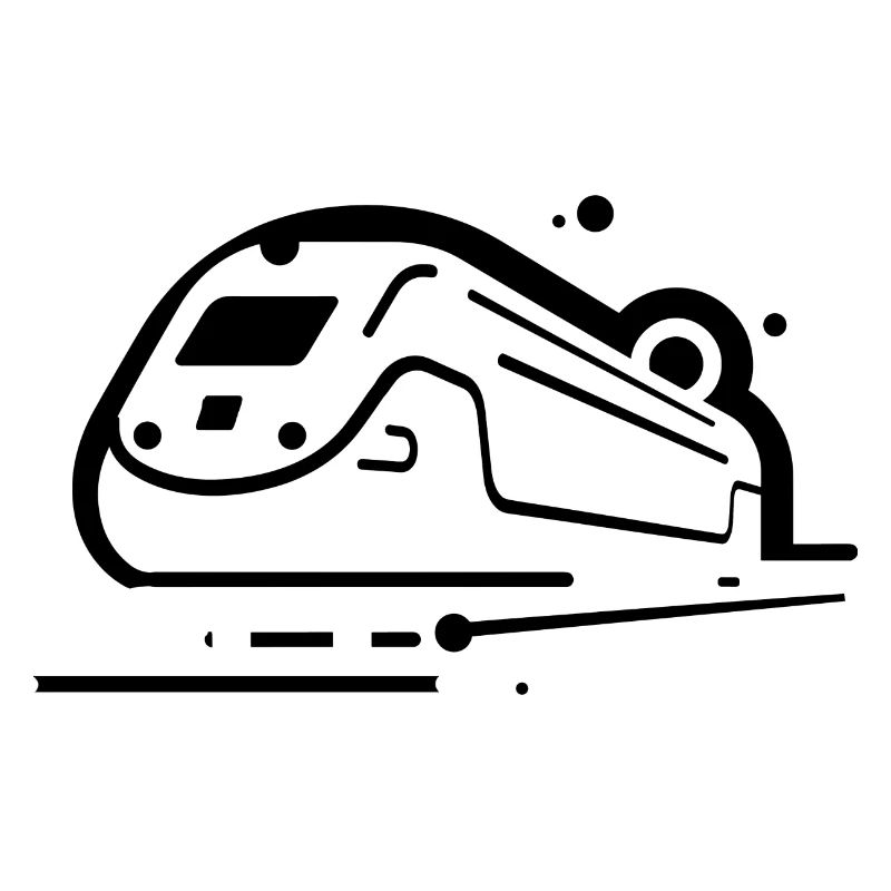 Train Comic Style