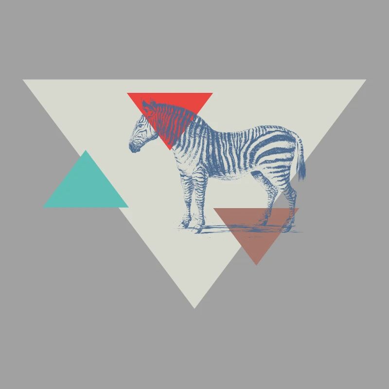 Zebra triangle design