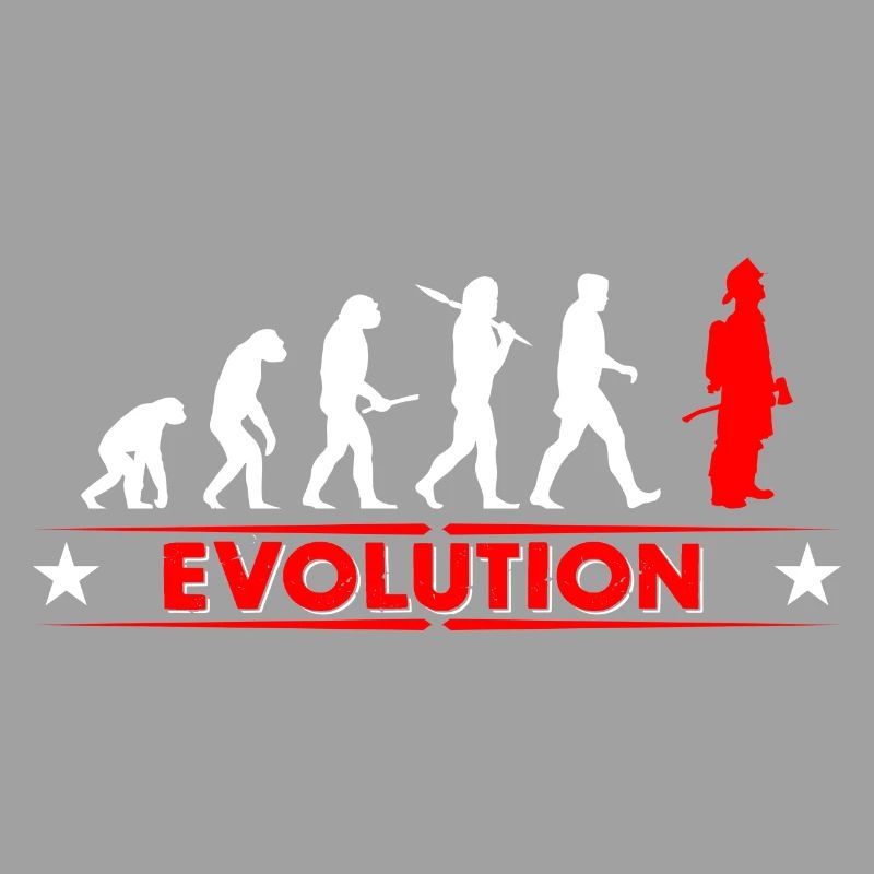 Fire evolution - red/white