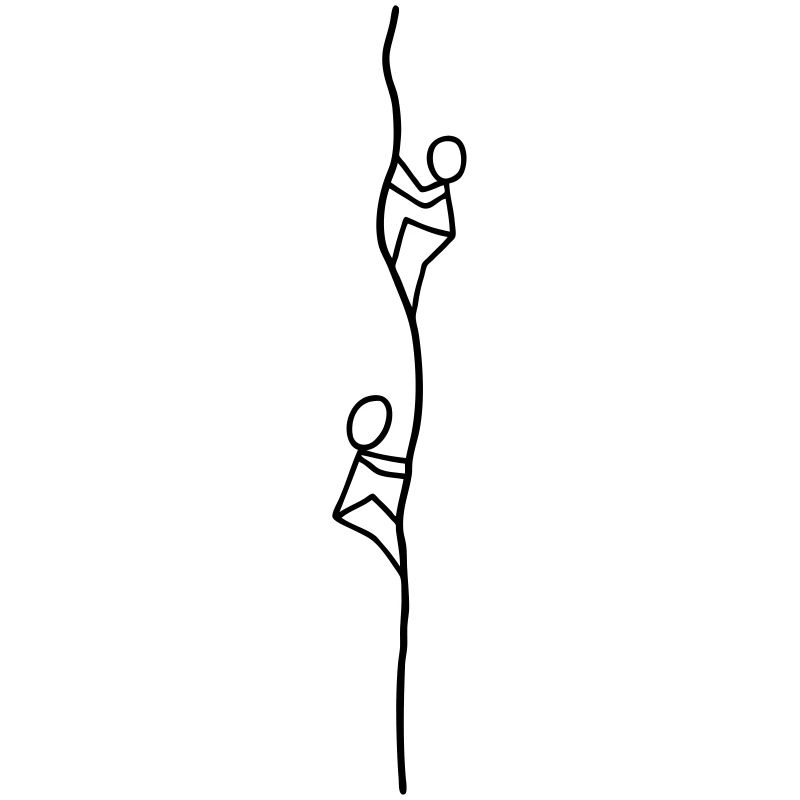Two climbers