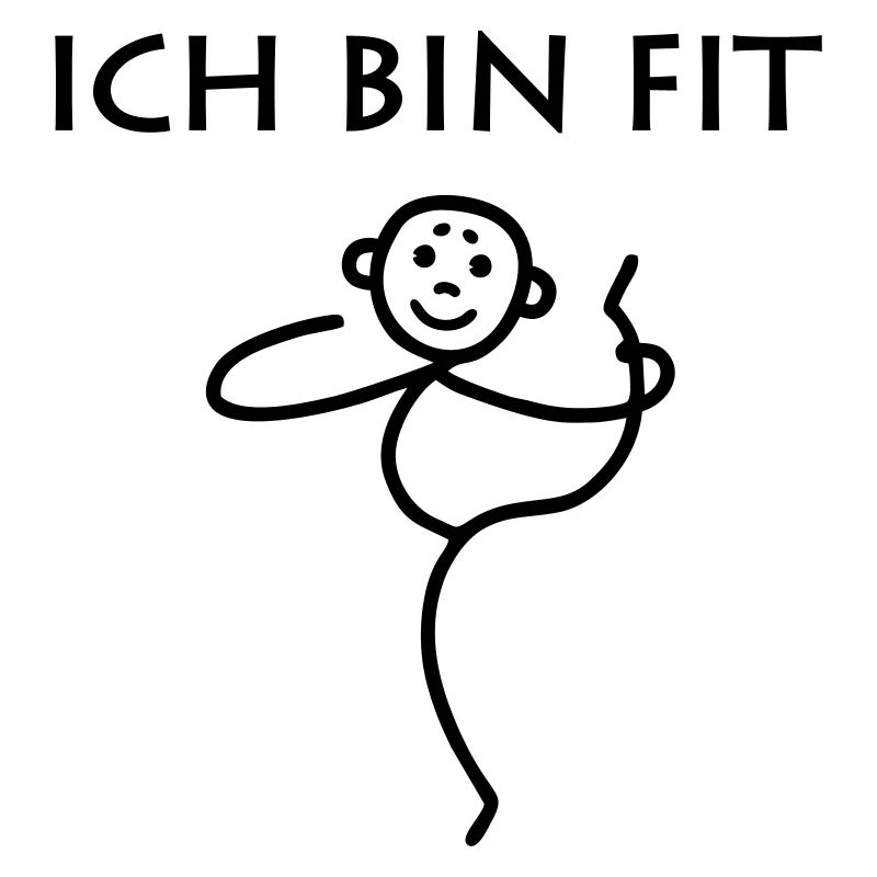 Strichmännchen - Ich bin fit