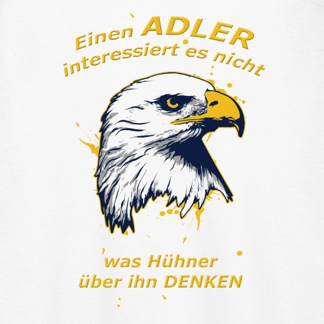 Adler interesse Huehner