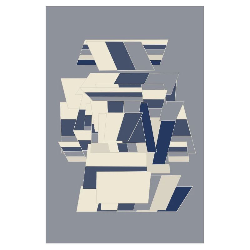 Robot guerrier bleu