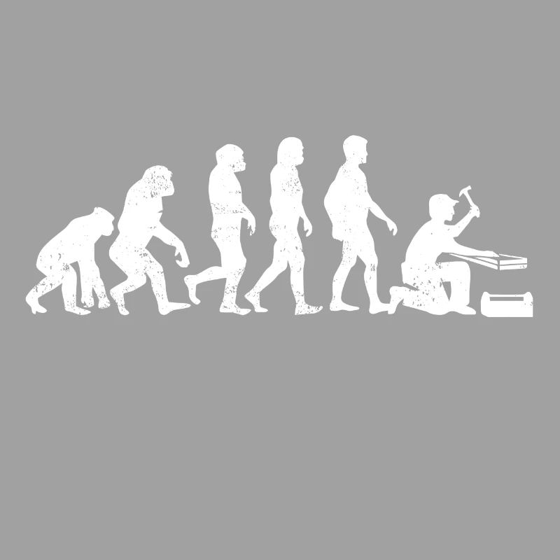 Zimmermann evolution geschenk beruf handwerker