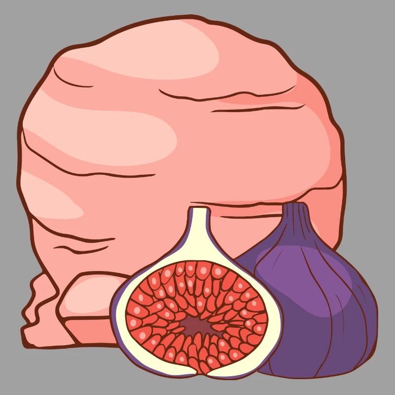 Feigenfrucht Eis Speiseeis Eiskrem Eiscreme