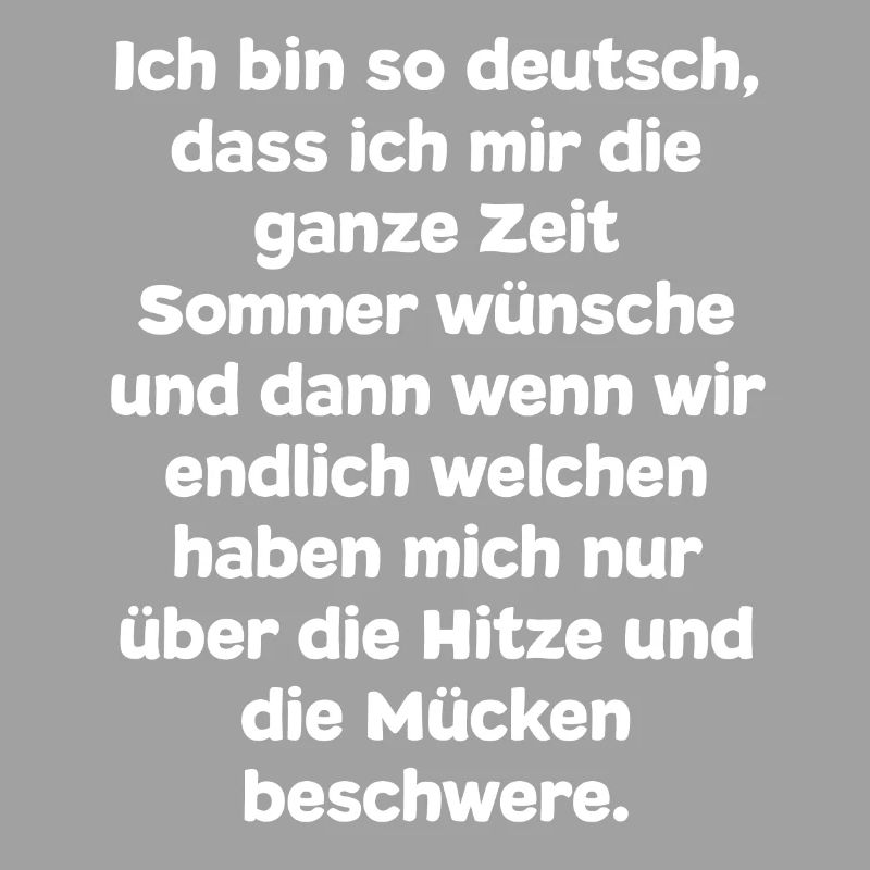 Funny saying typical German