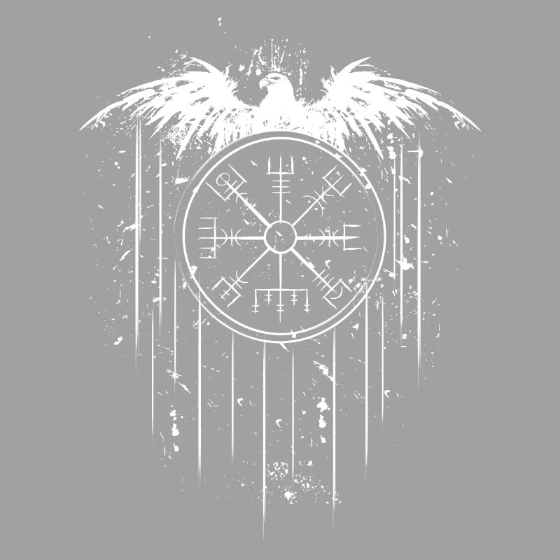 Vegvisir Runic Compass - Eagle Celts Vikings