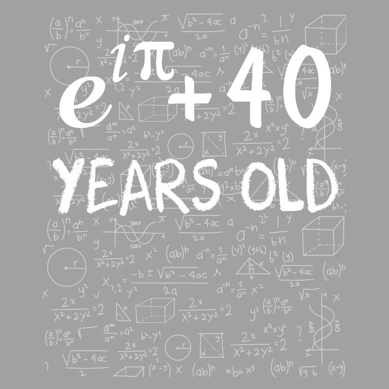 39th Birthday 39 Years Euler Identity Math Gift