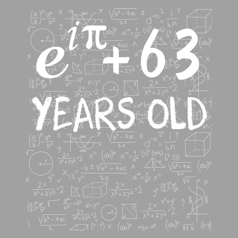 62nd Birthday 62 Years Euler Identity Math Gift