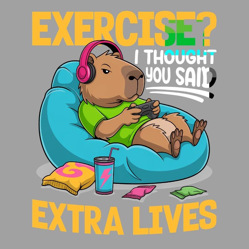 Capybara Gamer Gaming