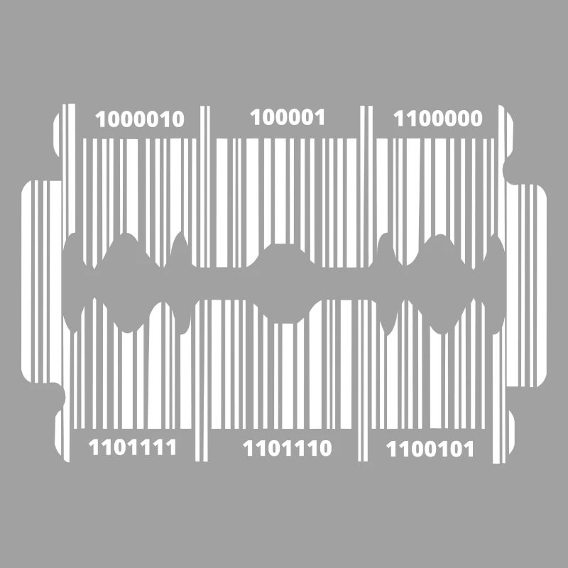 Rasierklinge mit Code