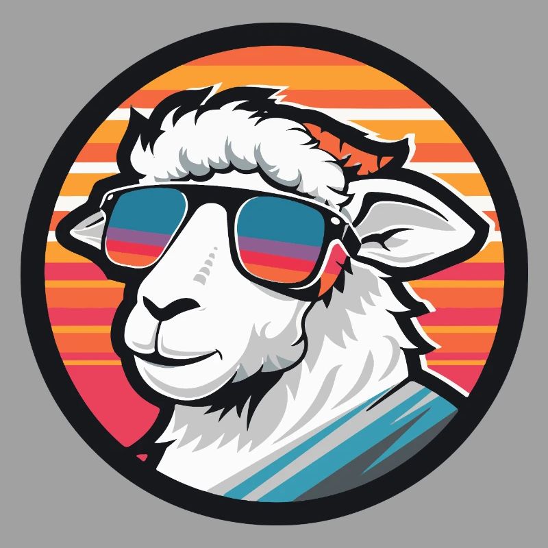 Sheep Comic Cool Summer