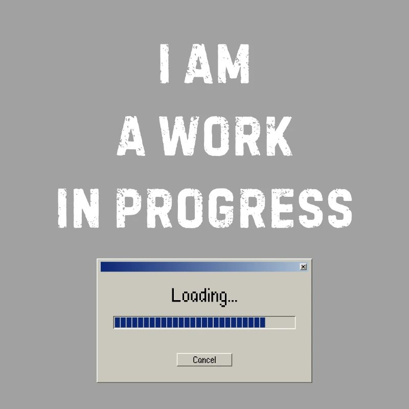 Work in progress – Loading bar - Travail bureau