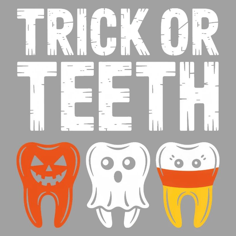 Trick oder Teeth Halloween-Trio