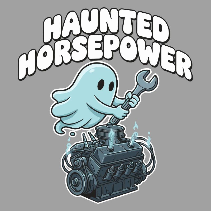 Ghost Engine Haunting Engine Cartoon