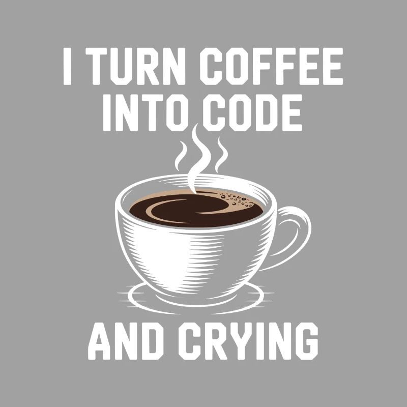 Coffee and programming debugging humor for Softwar