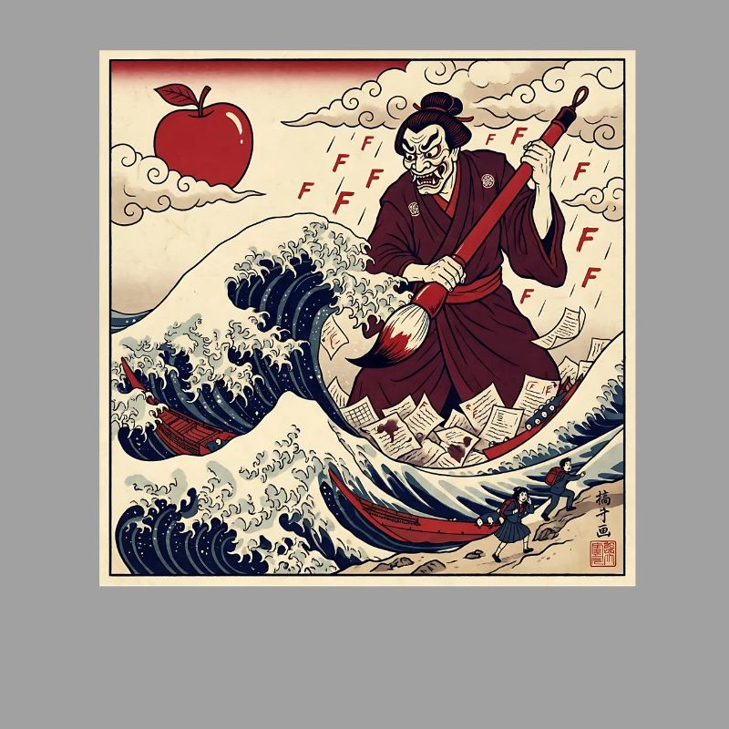 Samurai Teacher F Notes Tsunami Wave