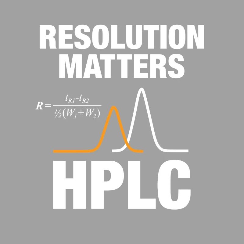 HPLC Peak Resolution Performance Chromatography