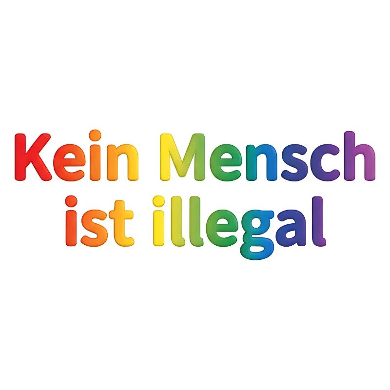No One Is Illegal Rainbow
