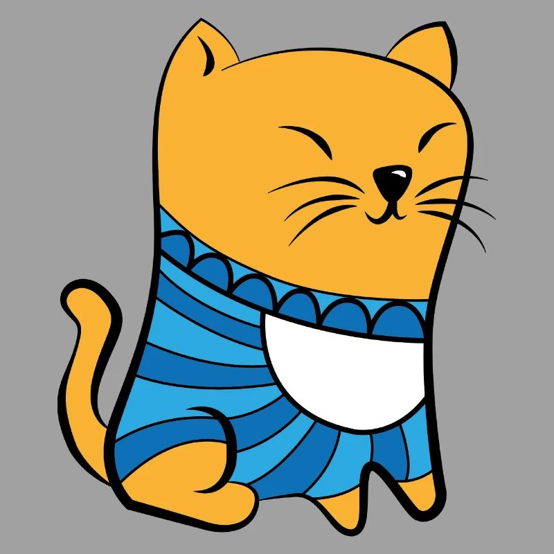 Cat with Pullover