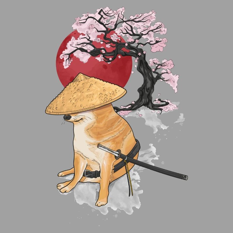cheems samurai