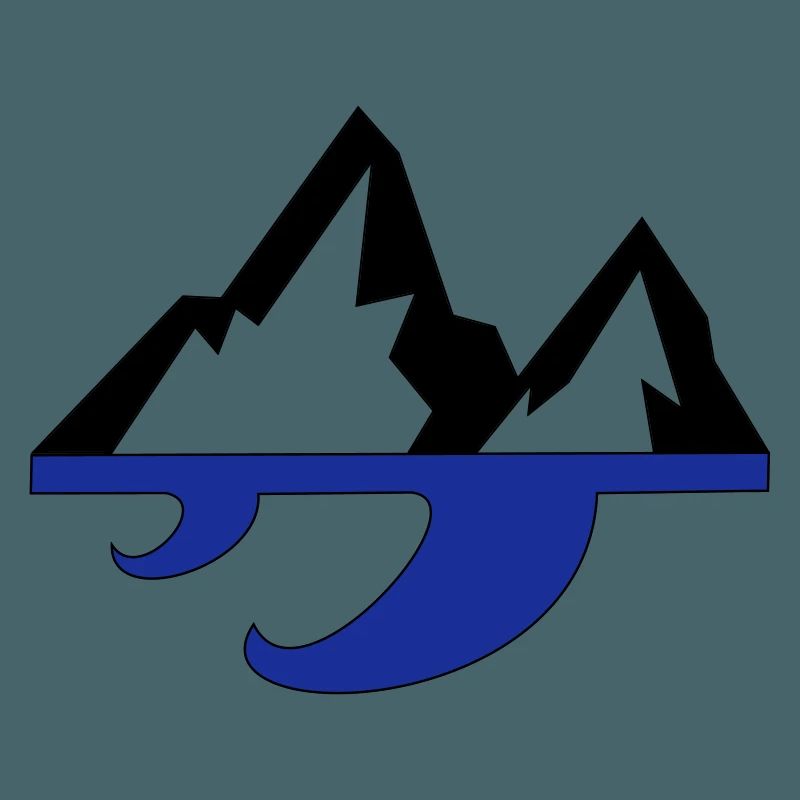 Mountain & wave