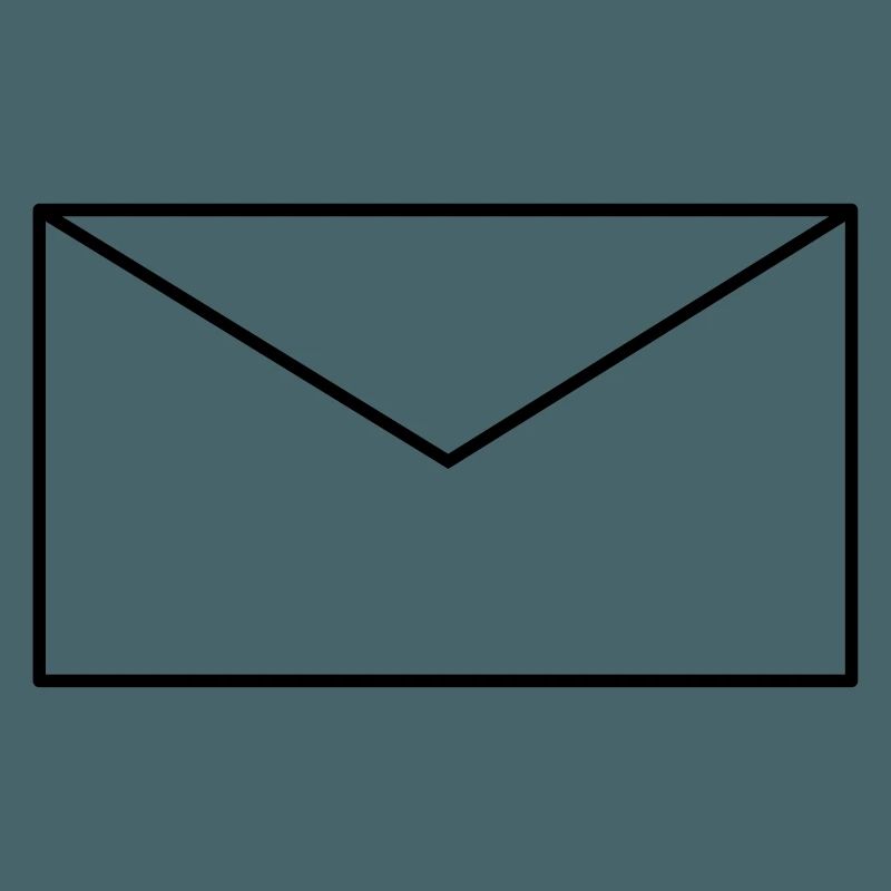 Letter envelope vector