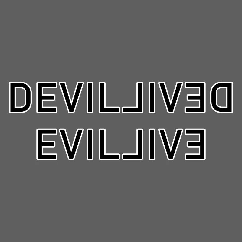 Double Devil-Wordmark Mirror Image