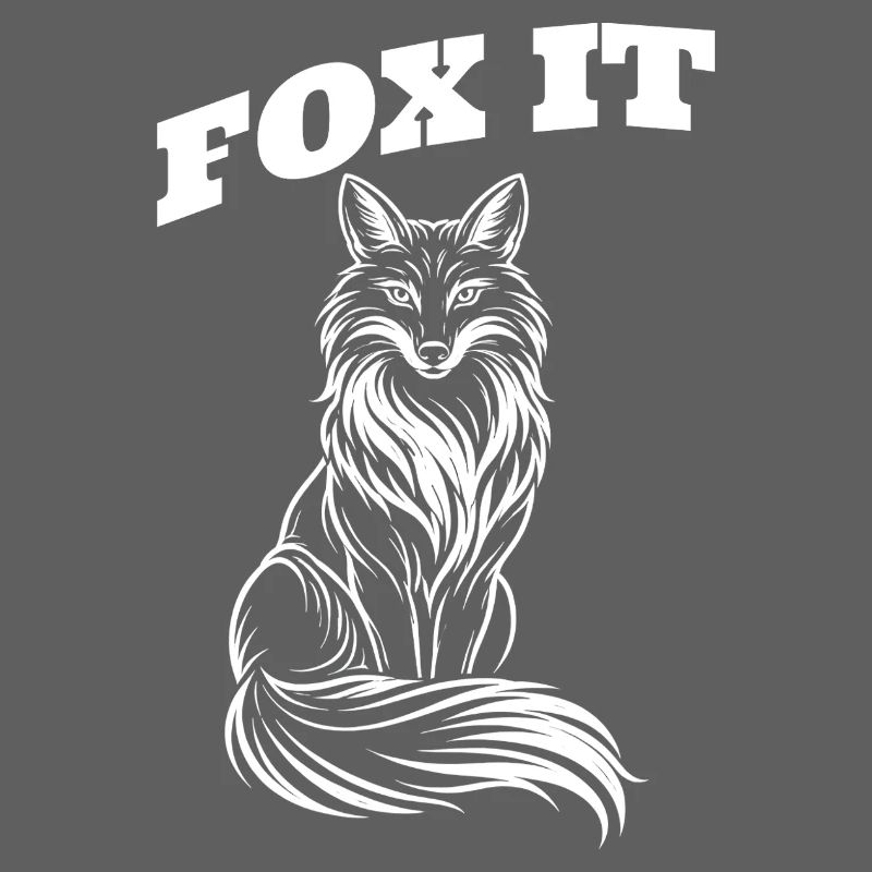 Fuchs-Silhouette - Fox it