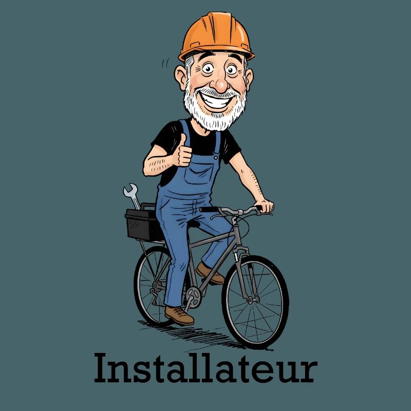 Construction Worker Bicycle Hero