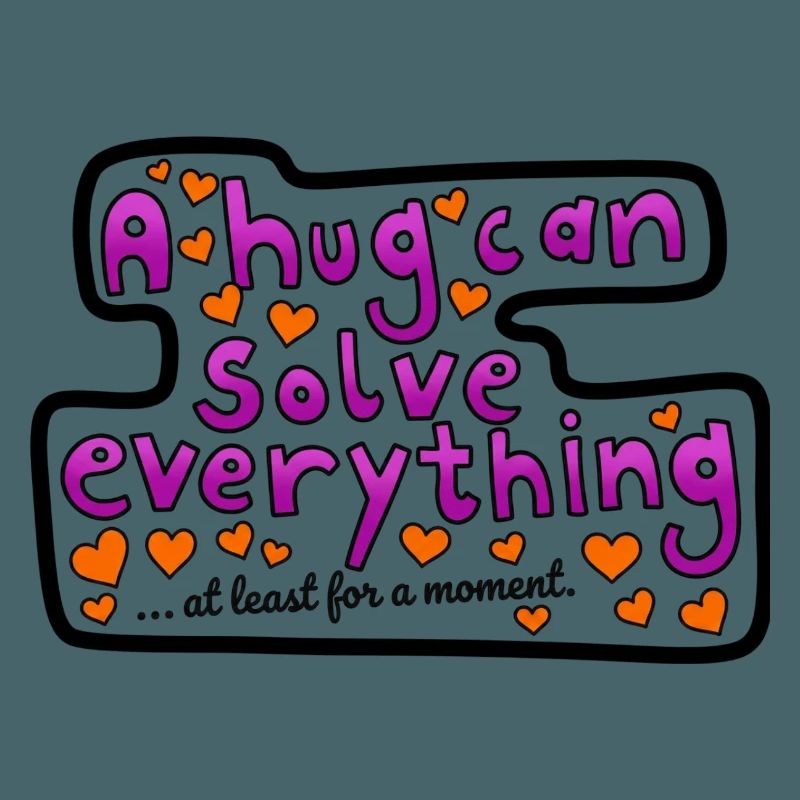 A hug can help