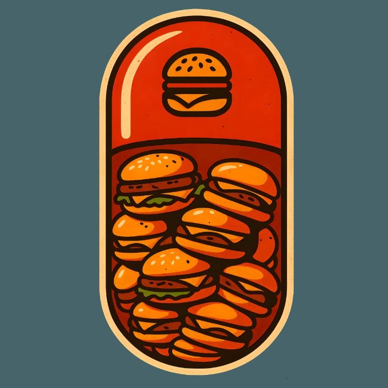Drôle de hamburger Stack Lover Design