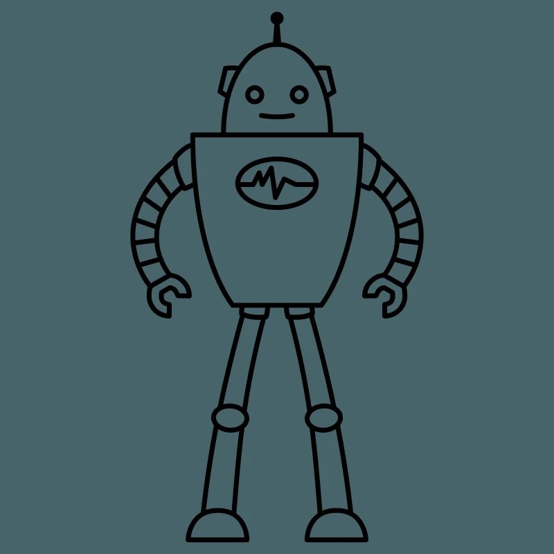 Robots from the Future – AI Sci-Fi Nerd Shirt