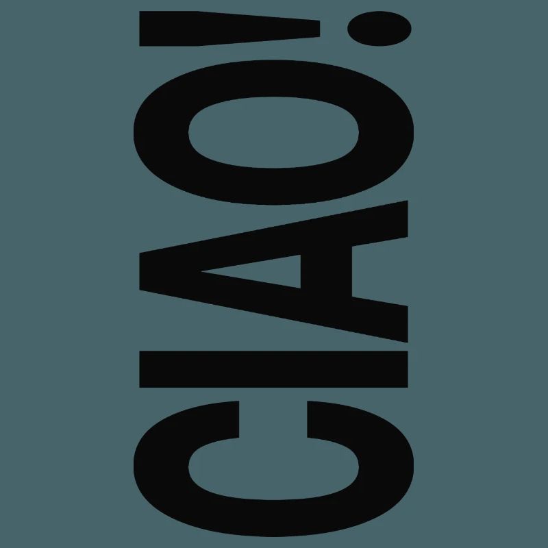 Ciao Conception de la Déclaration de Typographie