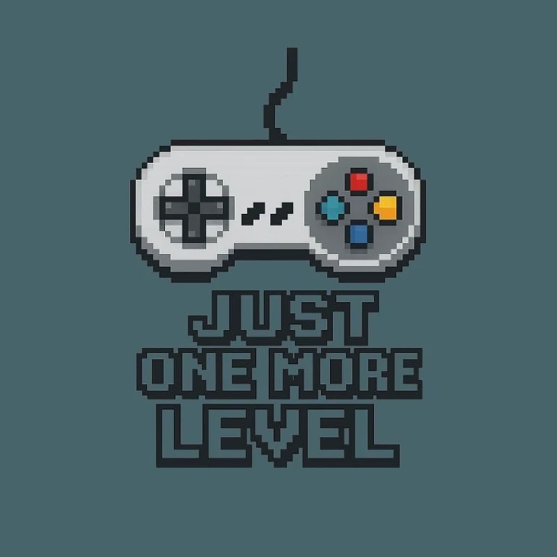 Conception de la manette de jeu Pixel Neon