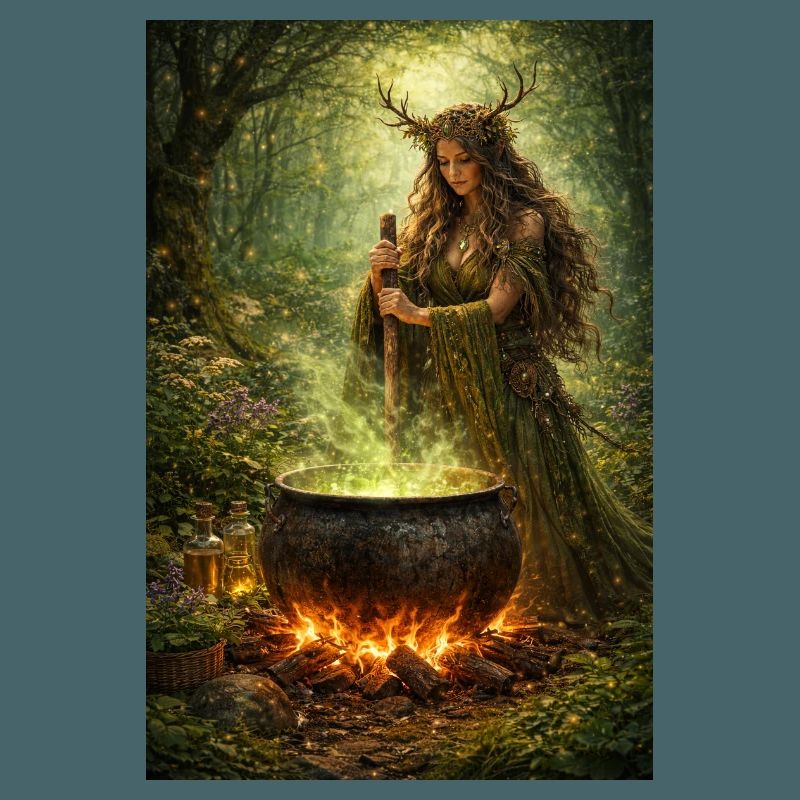 Druiden Frau