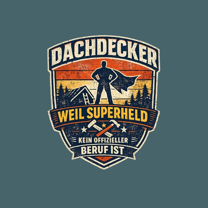 Dachdecker Superheld