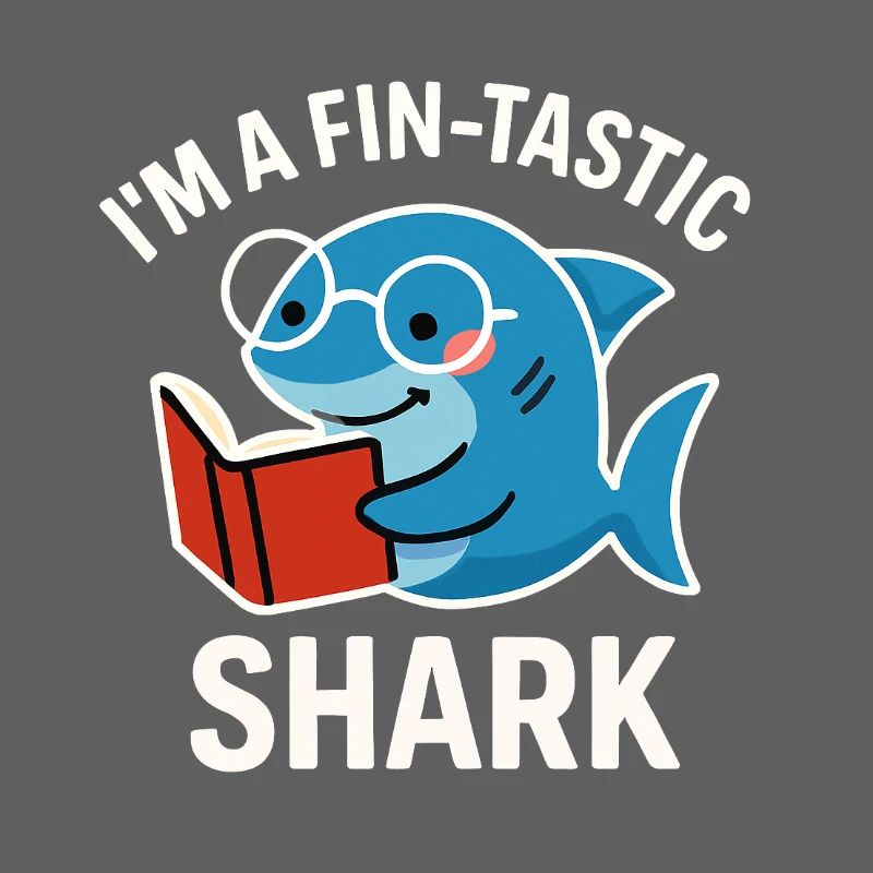 Fin-Tastic Shark liest Buch
