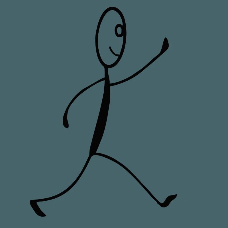 Laufende Figur