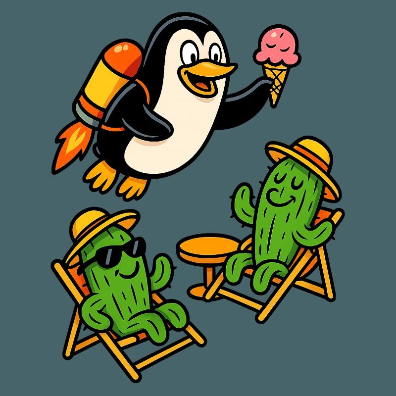 Jetpack Pinguin