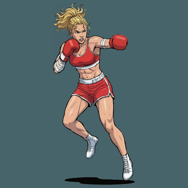 Boxer-Ehefrau