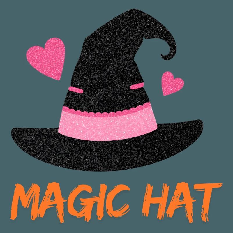 Magic hat - Pink Glitter Magic Hat