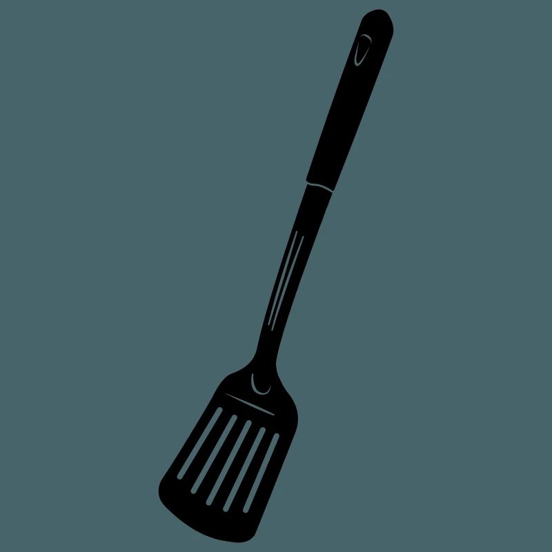 Küchenutensilien Fritteuse oder Backlöffel