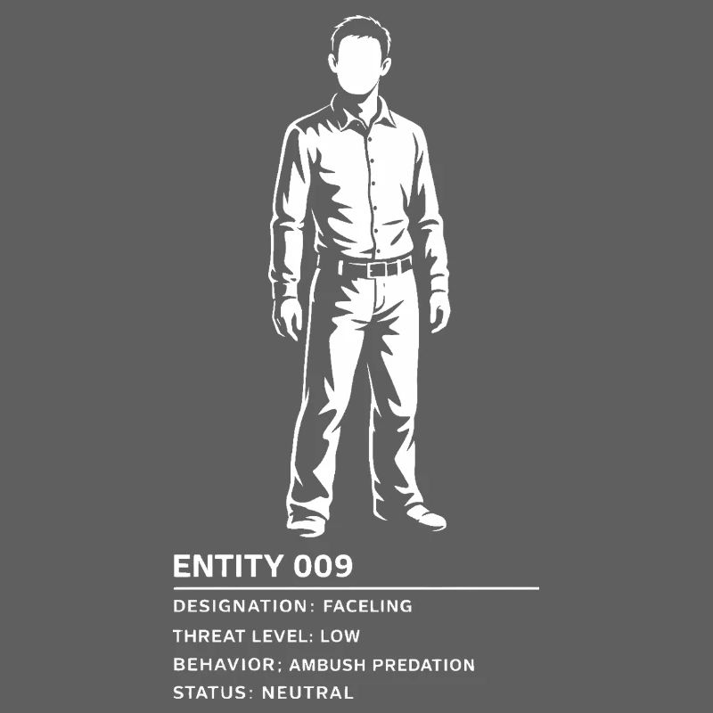 Backrooms Entity 9 white