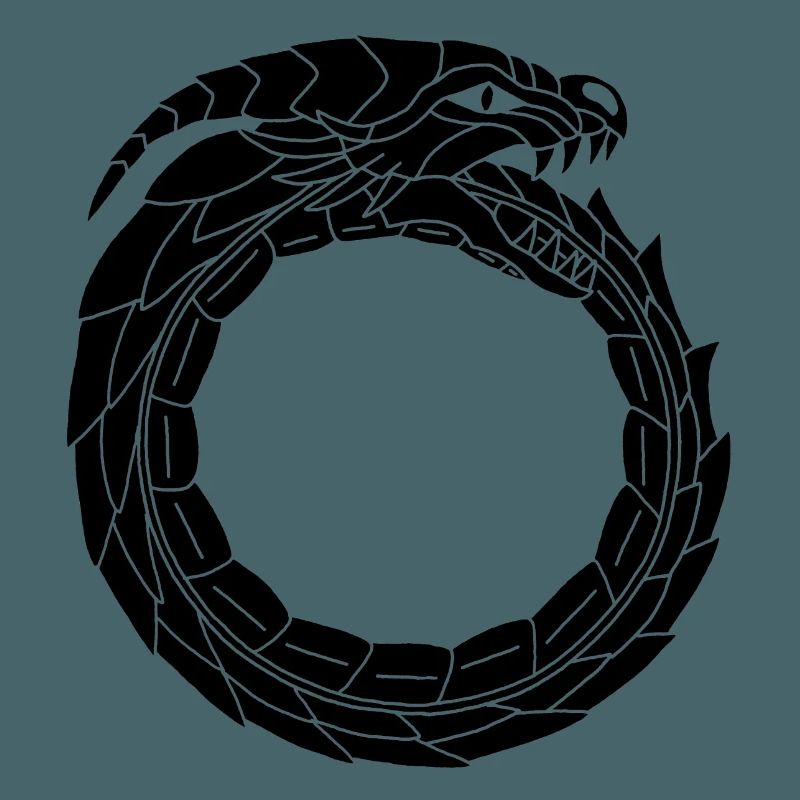Dragon noir dévoreur