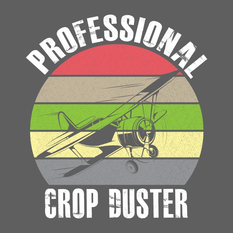 Cropdusting in Progress Crop Dusting Duster Plane