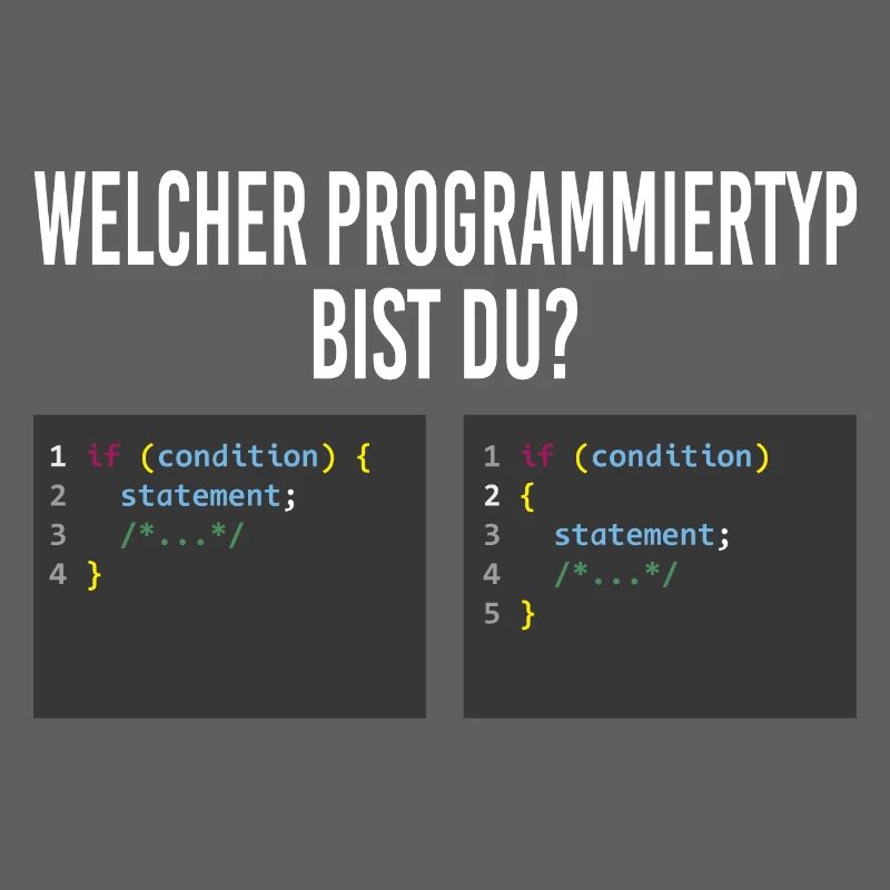 Welcher Programmiertyp bist du?